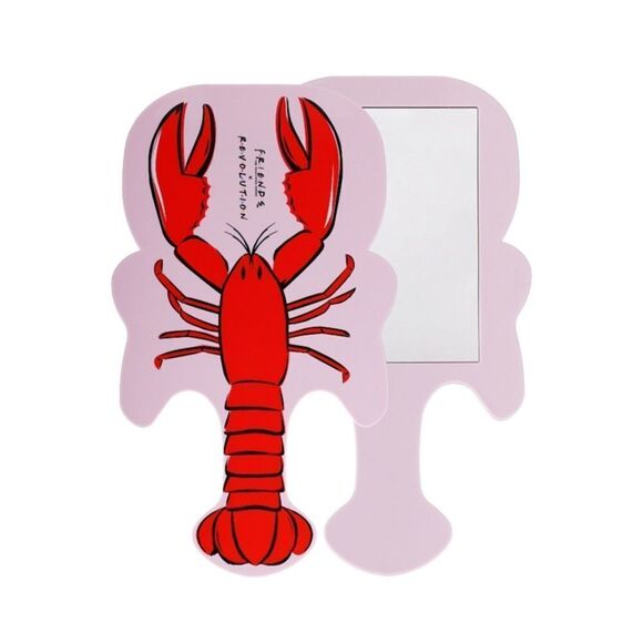 New! Revolution x Friends Lobster Handheld Makeup Mirror - Picture 2 of 5